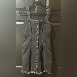 Current/Elliott Black Garment Dyed Denim Jumper